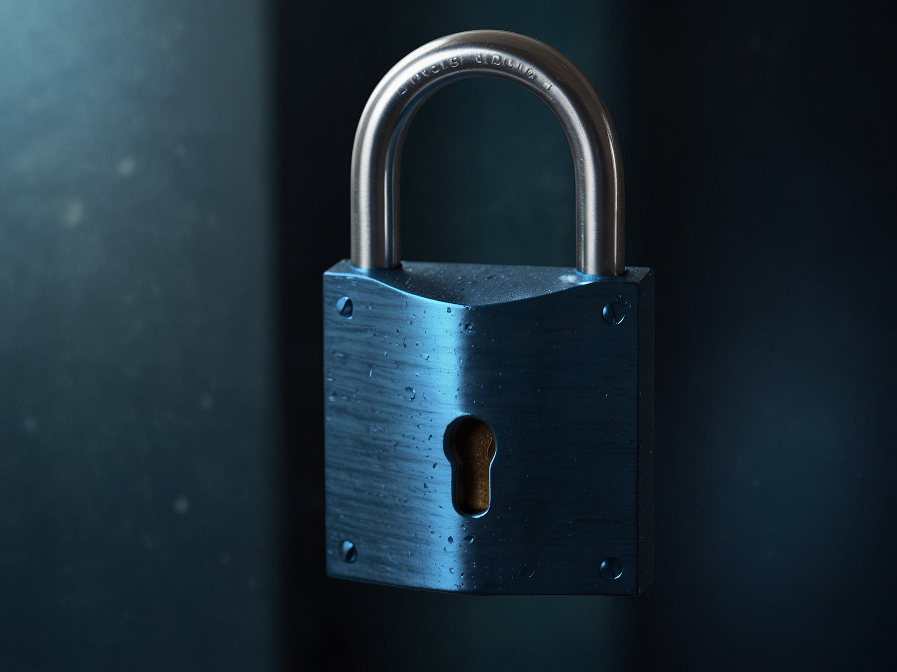 Privacy shield and secure data illustration