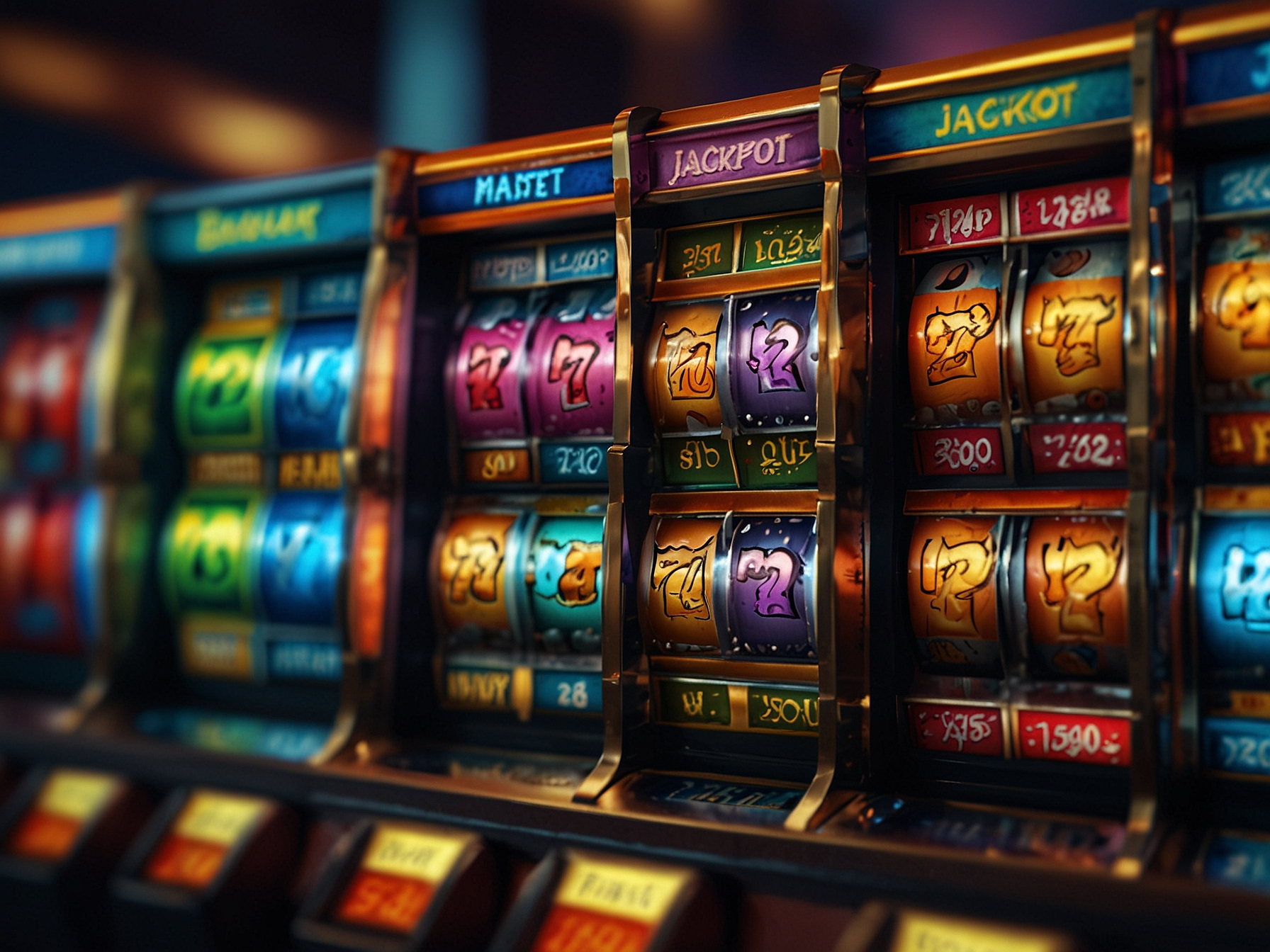 Popular slot thumbnails and jackpot meter